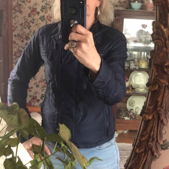 Aspesi Wind Jacket Navy Blue EUC - Picture 9 of 9